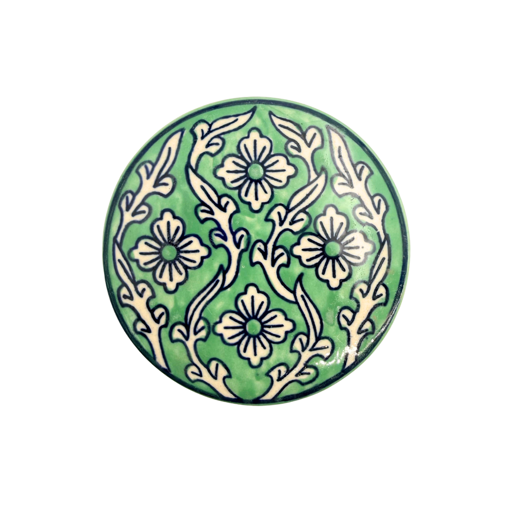 Vanya Coasters Set of 4 with Metal Stand
