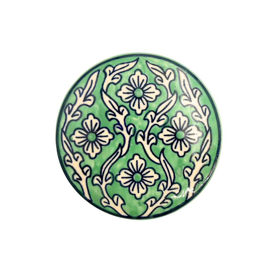 Vanya Coasters Set of 4 with Metal Stand