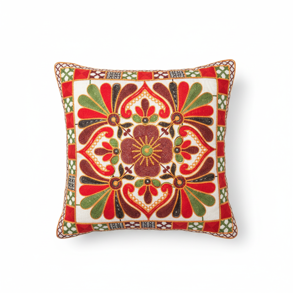 Gulnaar Cushion Covers - Clover Motif Set of 5
