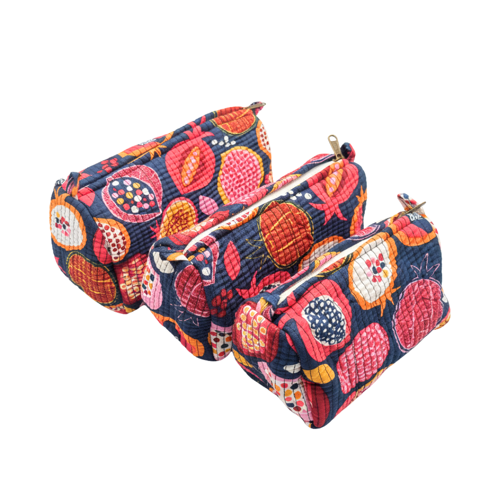 Everyday Set of 3 Pouches Fruity Blue