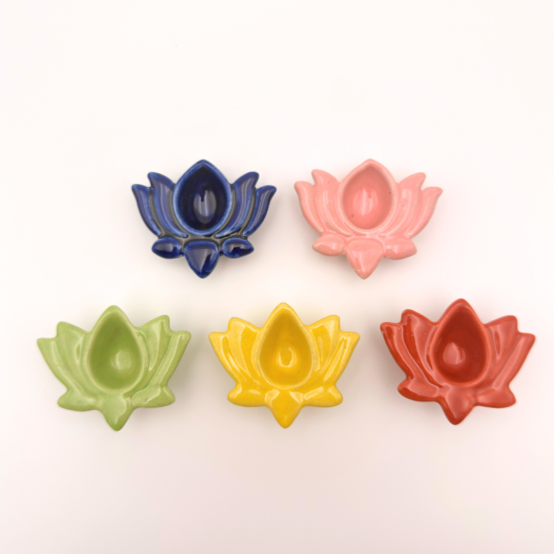 Lotus Diyas- Set of 2