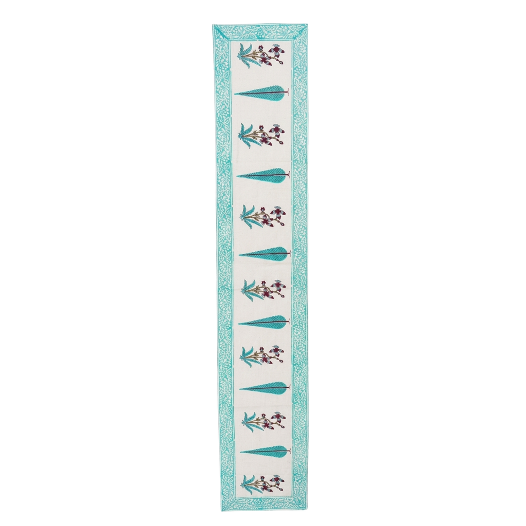 The Blue Handblock Print Table Linen Set