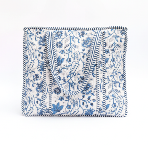 Blooming Blue Tote