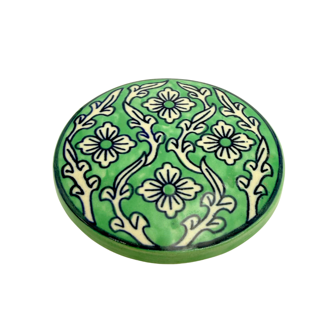 Vanya Coasters Set of 4 with Metal Stand