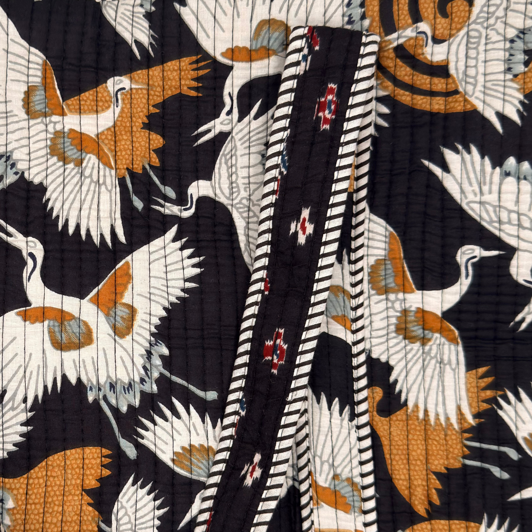 Ebony Crane Large Tote