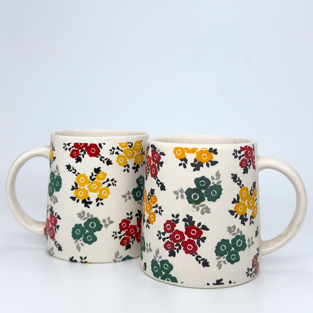 Bloom Collection - Phool Patti Floral Mugs Set of 2