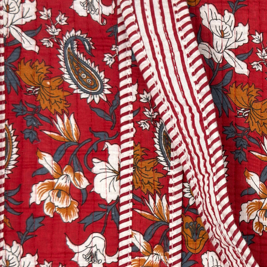 Ruby Paisley Large Tote