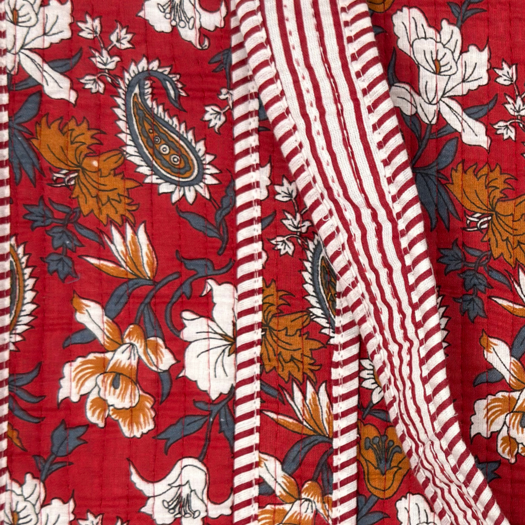 Ruby Paisley Large Tote