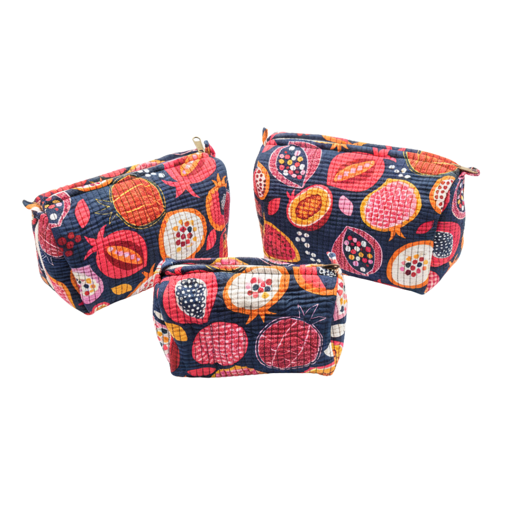 Everyday Set of 3 Pouches Fruity Blue