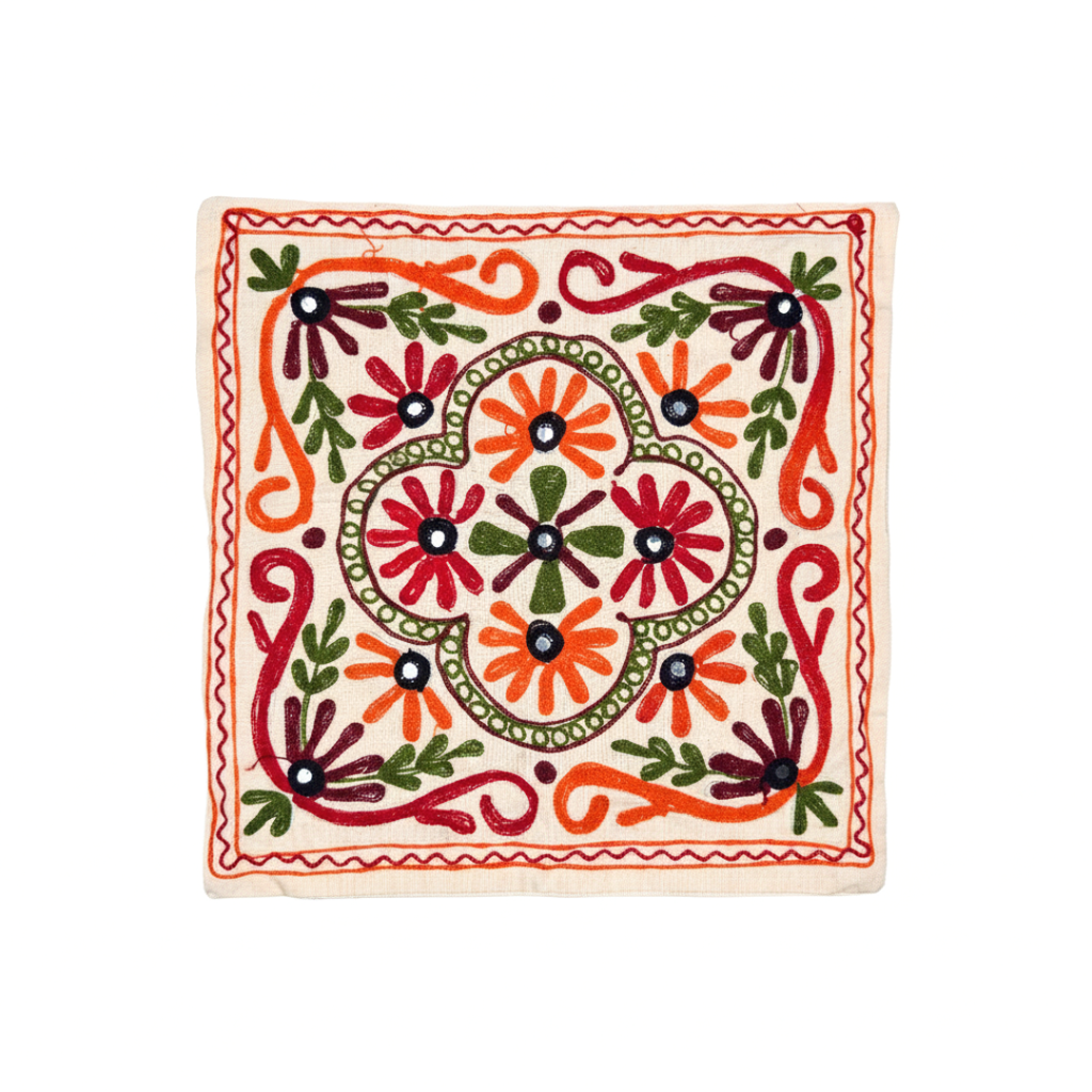 Gulnaar Cushion Covers - Floral Motif Set of 5