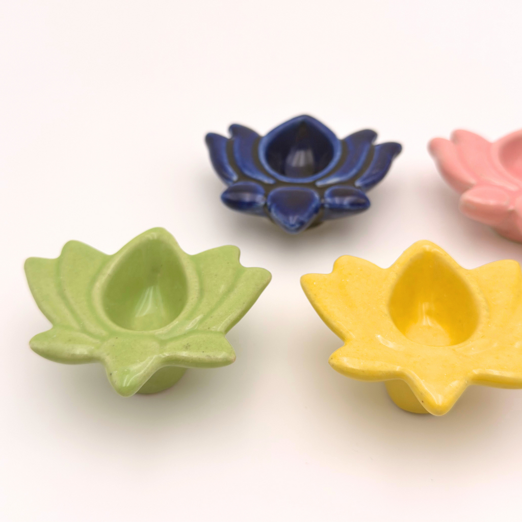 Lotus Diyas- Set of 2