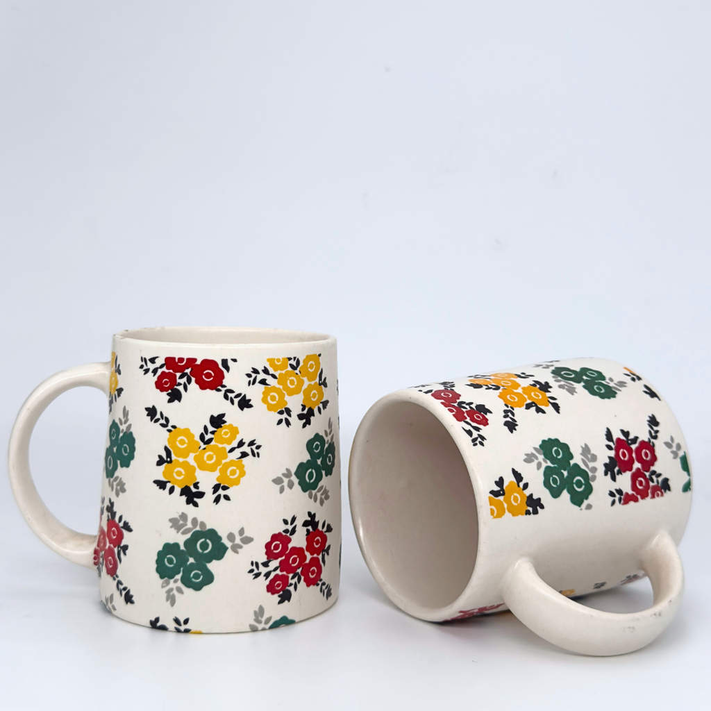 Bloom Collection - Phool Patti Floral Mugs Set of 2
