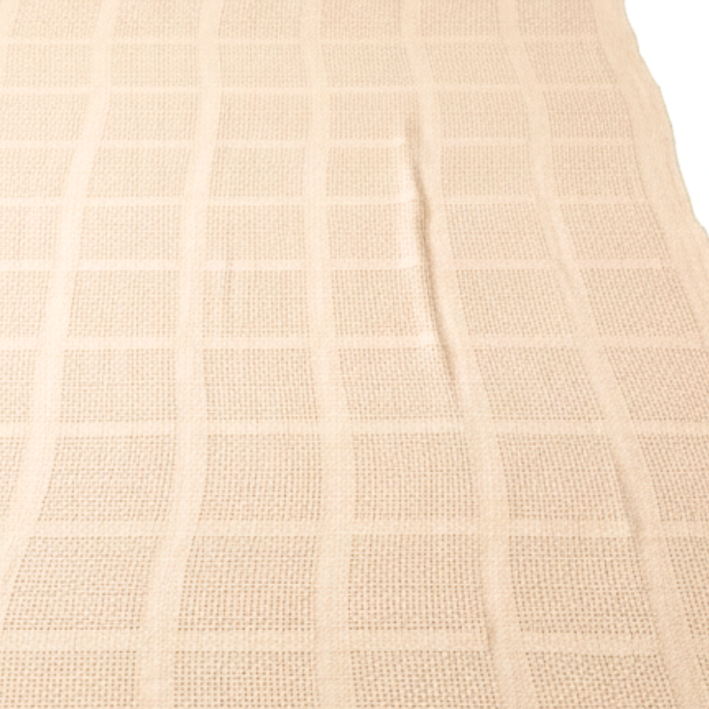 Cozy Cream Knitted Throw with Two Cushions