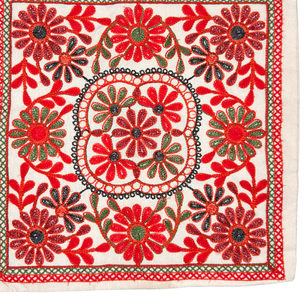 Gulnaar Cushion Covers - Daisy Motif Set of 5