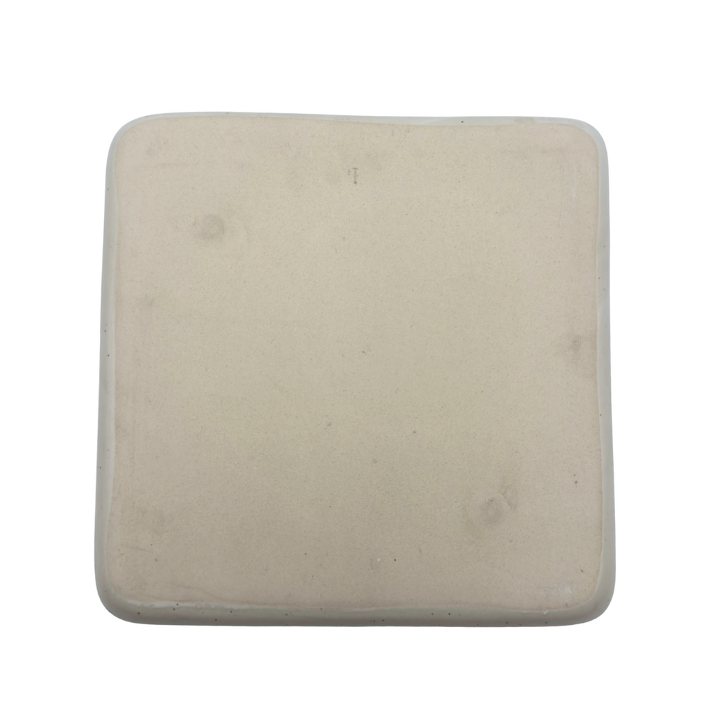 White Speckled Square Platter