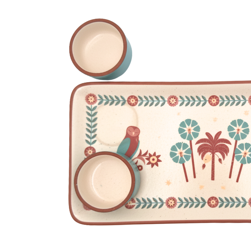Palm and Perch Platter