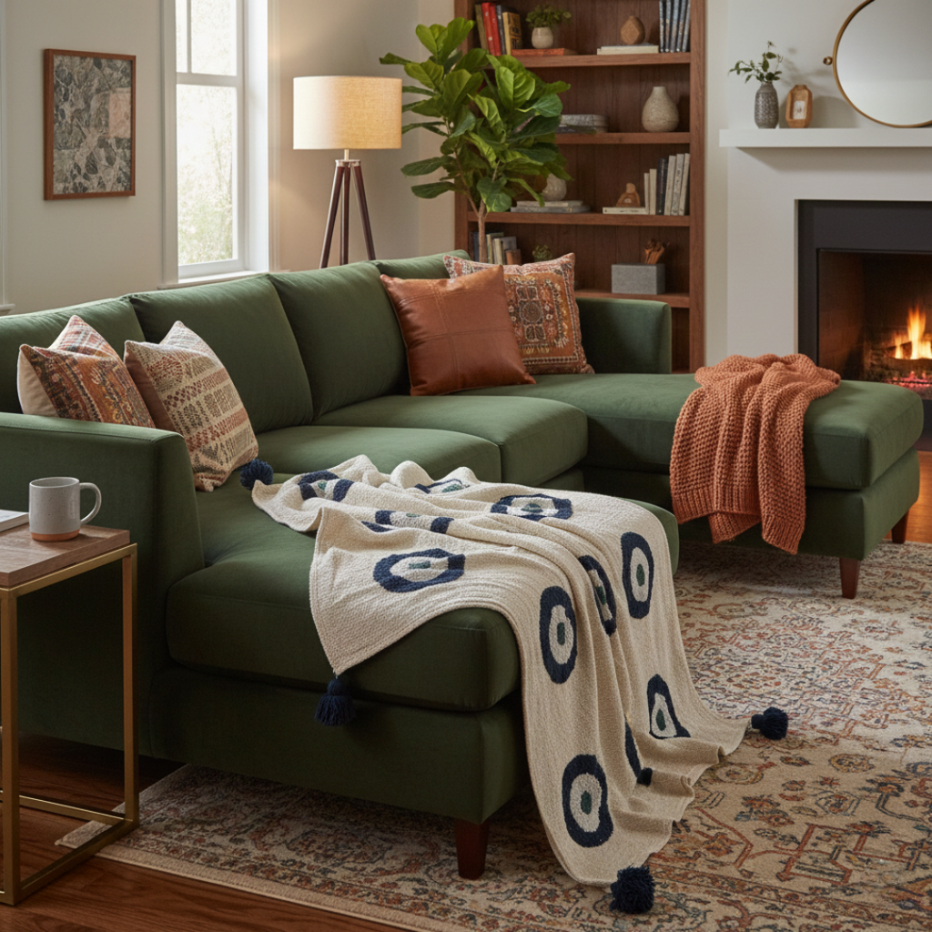 Nazariya Evil Eye Sofa Throw