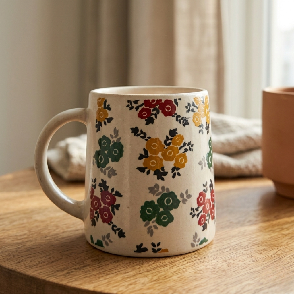 Bloom Collection - Phool Patti Floral Mugs Set of 2