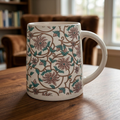 Bloom Collection - Blush Pink Floral Mugs Set of 2