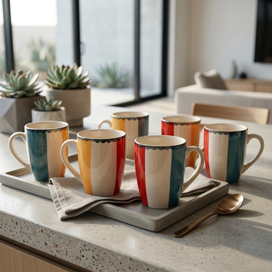 The Carnival Mugs Set of 2