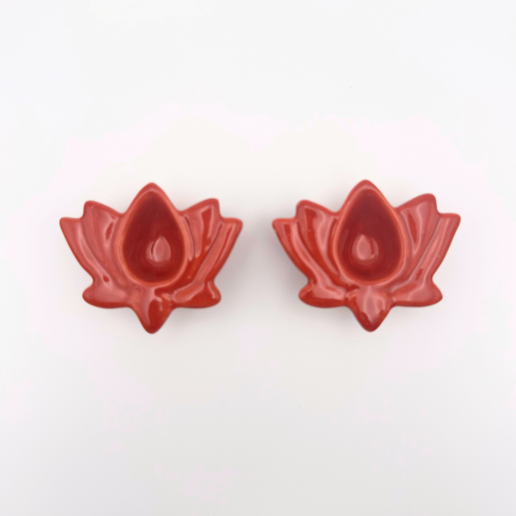 Lotus Diyas- Set of 2