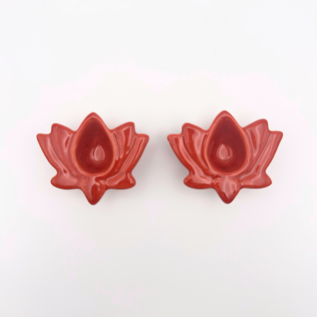 Lotus Diyas- Set of 2