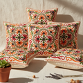Gulnaar Cushion Covers - Floral Motif Set of 5