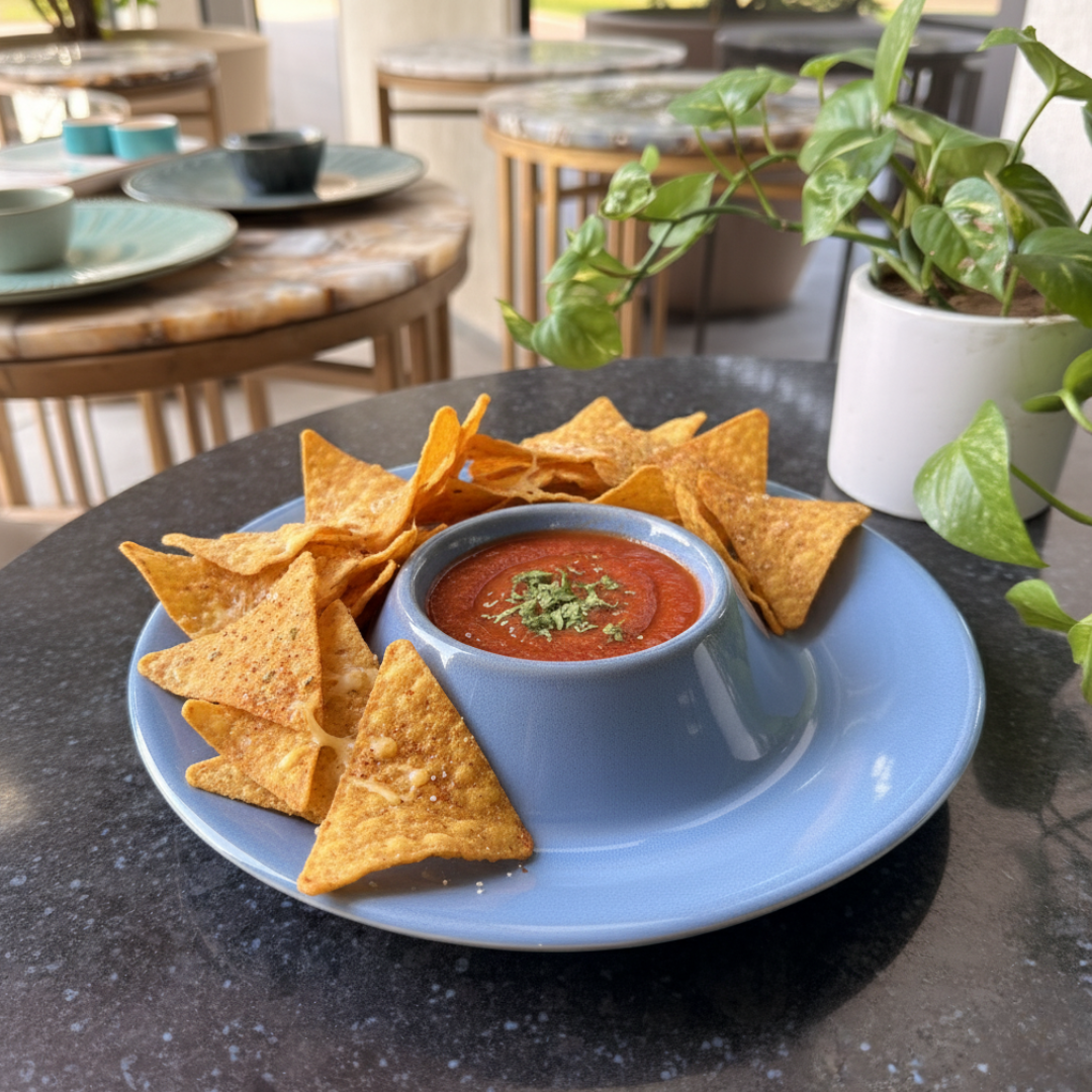 Harbor Blue Chip & Dip Platter