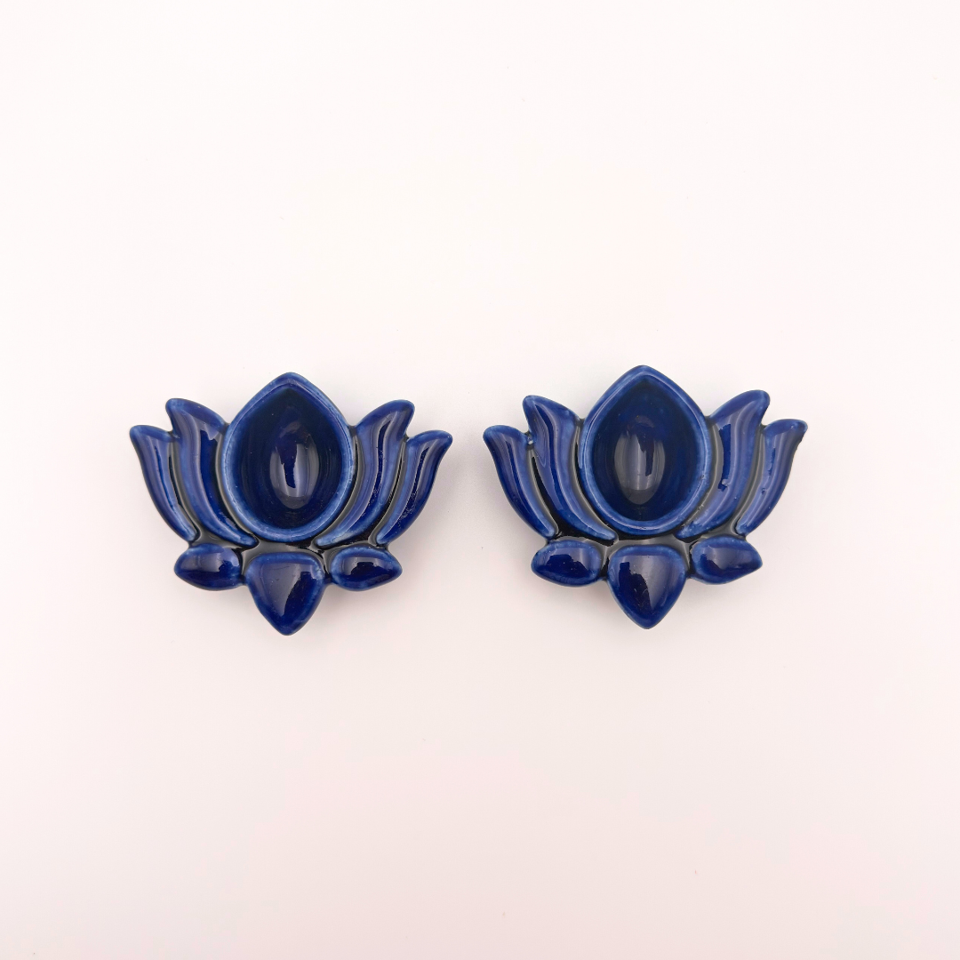 Lotus Diyas- Set of 2