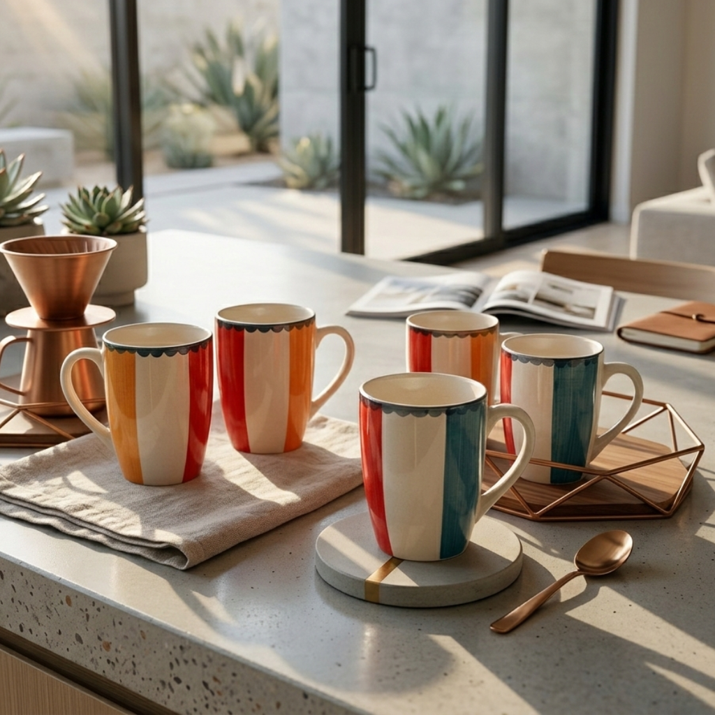 The Carnival Mugs Set of 2