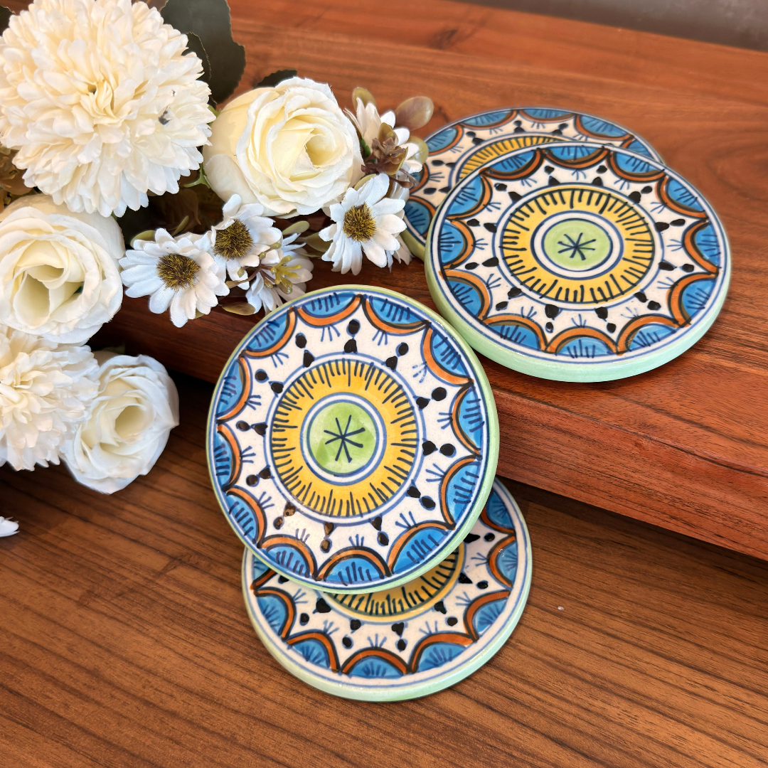 Mandala Coasters Set of 4