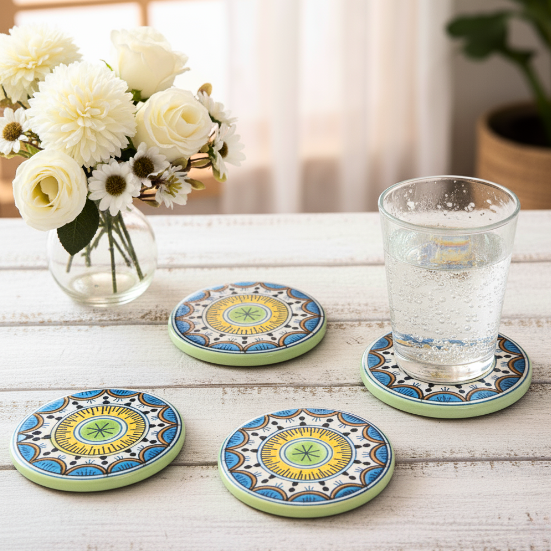 Mandala Coasters Set of 4