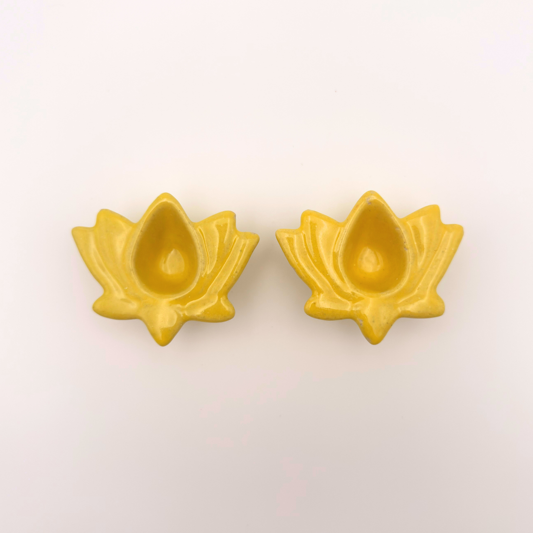 Lotus Diyas- Set of 2