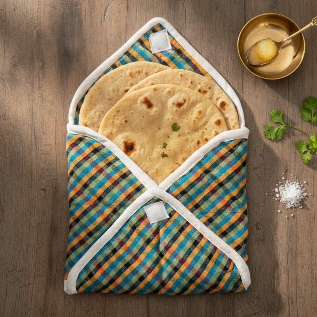 Chapati Cloth - Set of 2 Multicolour